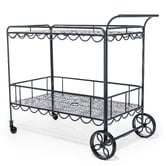 Business and Pleasure Co Al Fresco Steel Bar Cart
