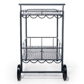 Business and Pleasure Co Al Fresco Steel Bar Cart