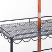 Business and Pleasure Co Al Fresco Steel Bar Cart