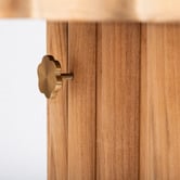 Business and Pleasure Co Daisy Teak Wood Outdoor Dining Table