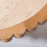 Business and Pleasure Co Daisy Teak Wood Outdoor Coffee Table