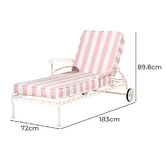 Business and Pleasure Co Crew Sun Lounge with Integrated Side Table