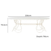 Business and Pleasure Co Al Fresco Oval Dining Table