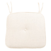 Business and Pleasure Co White Al Fresco Outdoor Chair Pad