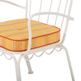 Business and Pleasure Co Al Fresco Bistro Papaya Outdoor Chair Pad