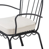 Business and Pleasure Co White Al Fresco Outdoor Chair Pad
