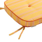 Business and Pleasure Co Al Fresco Bistro Papaya Outdoor Chair Pad