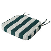 Business and Pleasure Co Striped Terry Outdoor Chair Pad