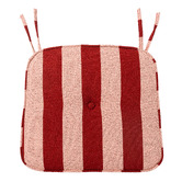 Business and Pleasure Co Striped Terry Outdoor Chair Pad