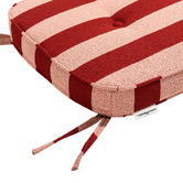 Business and Pleasure Co Striped Terry Outdoor Chair Pad