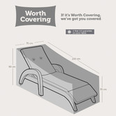 Worth Covering Hecate Outdoor Sun Lounger Cover