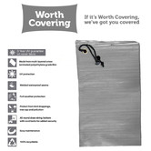 Worth Covering Grey Divide Outdoor Stacked Chairs Cover &nbsp;