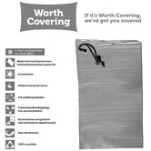 Worth Covering Grey Divide Outdoor Sofa Cover