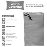 Worth Covering Grey Divide Outdoor Bench Cover