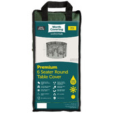 Worth Covering Black Divide Round Outdoor Table Cover