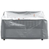 Worth Covering Grey Divide Outdoor Bench Cover