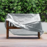 Worth Covering Grey Divide Outdoor Bench Cover