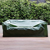 Worth Covering Forest Green Divide Outdoor Sofa Cover
