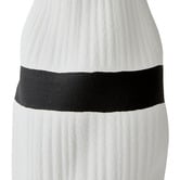 Lily &amp; The Cherry Tree White Striped Ceramic Vase