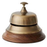 Lily &amp; The Cherry Tree Bronze Bell Desk Ornament