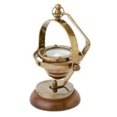 Lily &amp; The Cherry Tree Navigator's Compass Brass Ornament
