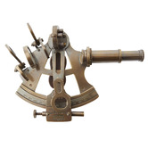 Lily &amp; The Cherry Tree Sextant Brass Ornament with Box