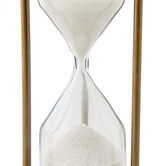 Lily &amp; The Cherry Tree 5 Minute Hourglass Brass Ornament