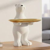 Lily &amp; The Cherry Tree Tundra Polar Bear Decorative Tray
