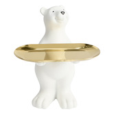Lily &amp; The Cherry Tree Tundra Polar Bear Decorative Tray
