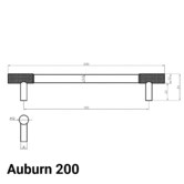 Luxterior Auburn Brass Cabinet Handle