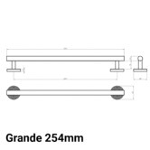 Luxterior Grande Brass Cabinet Handle