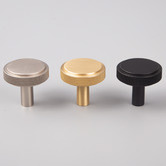 Luxterior Auburn Brass Cabinet Knob