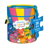 Diesel &amp; DUTCH Diesel &amp; Dutch 36 Piece Let's Explore Australia Floor Puzzle