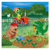 Diesel &amp; DUTCH Diesel &amp; Dutch 27 Piece On the Go Farm Magnetic Puzzle