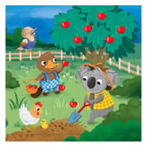Diesel &amp; DUTCH Diesel &amp; Dutch 27 Piece On the Go Farm Magnetic Puzzle