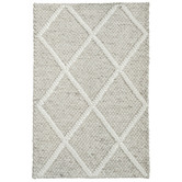 Ruglife Sand Lincoln Hand-Woven New Zealand Wool-Blend Rug
