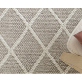 Ruglife Sand Lincoln Hand-Woven New Zealand Wool-Blend Rug