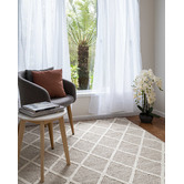 Ruglife Sand Lincoln Hand-Woven New Zealand Wool-Blend Rug