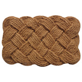 Ruglife Natural Knotted Rope Coir Doormat