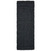 Ruglife Charcoal Resse Hand-Woven Jute Runner
