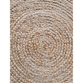 Ruglife Brown Hanson Hand-Knotted Jute Round Rug