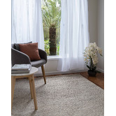 Ruglife Silver Camilla Hand-Woven New Zealand Wool-Blend Rug