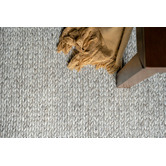 Ruglife Silver Camilla Hand-Woven New Zealand Wool-Blend Rug