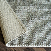 Ruglife Silver Camilla Hand-Woven New Zealand Wool-Blend Rug