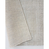 Ruglife Silver &amp; Beige Madison Hand-Woven New Zealand Wool-Blend Rug