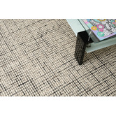 Ruglife Black Dasoda Hand-Woven Wool Rug