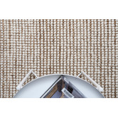Ruglife White &amp; Natural Zahira Hand-Woven Wool-Blend Rug