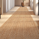 Ruglife Natural Gold &amp; Ivory Matvey Hand-Woven Jute Runner