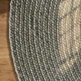 Ruglife Selena Hand-Braided New Zealand Wool Round Rug