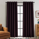 Sunday Homewares Byron Matte Velvet Blockout Eyelet  Curtains